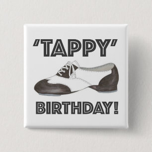 Tappy Happy Birthday Bday Stich Dance Tapdance Sho Button