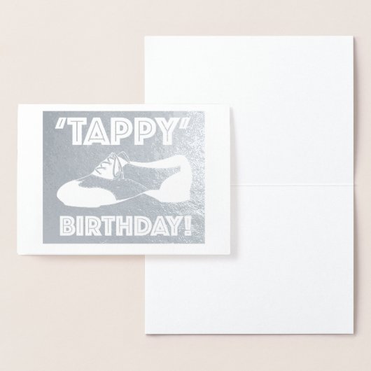 Tappy Happy Birthday Dance Teacher Stich Shoe Danc Folienkarte (Anzeige)
