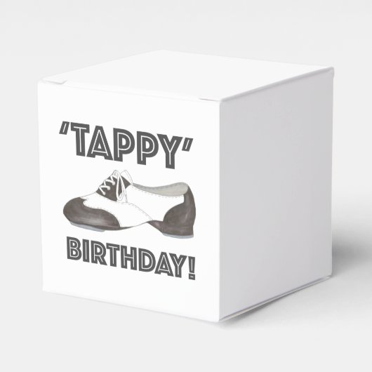 Tappy Happy Birthday Dance Teacher Stich Shoe Geschenkschachtel (Vorderseite)
