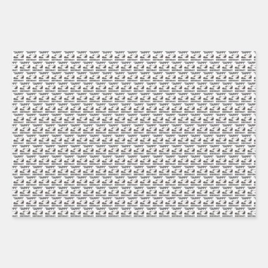 Tappy Happy Birthday Stich Tance Teacher Shoe Geschenkpapier Set (Vorderseite)