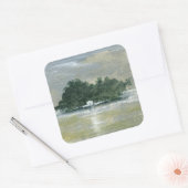 Taprabane 2 quadratischer aufkleber (Umschlag)