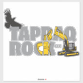 Tapraq Rock Logo-Aufkleber Aufkleber (Blatt)