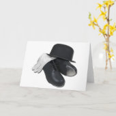 TapShoesBowlerHandschuhe012511 Karte (Gelbe Blume)