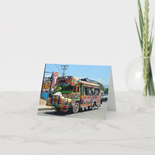 TapTap Haiti Blankokarte Dankeskarte (Vorderseite)