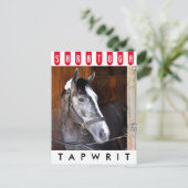Tapwrit Postkarte (Stehend Vorderseite)
