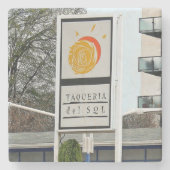 Taqueria del Sol, Taqueria del Sol Decatur, Decatu Steinuntersetzer (Vorderseite)