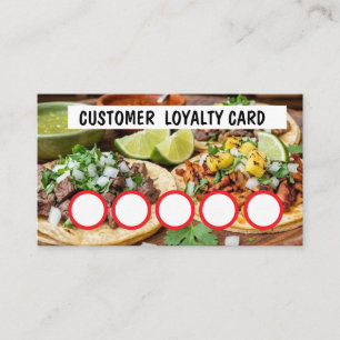 TAQUERIA - KUNDENBINDUNGSKARTE  VISITENKARTE