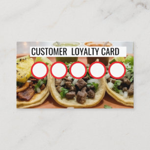 TAQUERIA - KUNDENBINDUNGSKARTE  VISITENKARTE