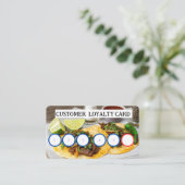 TAQUERIA - KUNDENKARTE VISITENKARTE (Stehend Vorderseite)