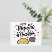 Taquero Mucho Postkarte (Stehend Vorderseite)