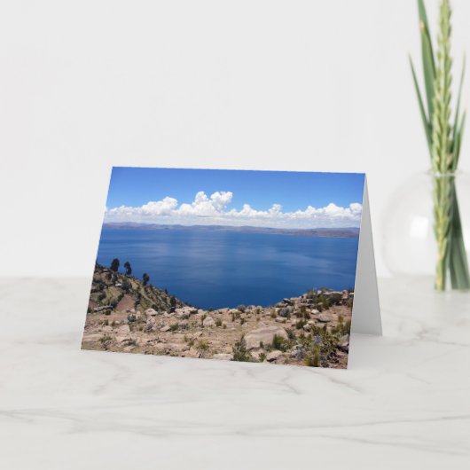 taquile titicaca karte (Vorderseite)