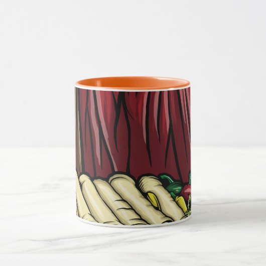 Taquitos auf einer Tasse (Zentrum)