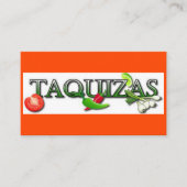 Taquizas Visitenkarte (Vorderseite)