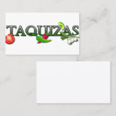 Taquizas Visitenkarte (Vorne/Hinten)