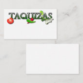 Taquizas Visitenkarte (Vorne/Hinten)
