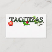 Taquizas Visitenkarte (Vorderseite)