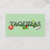 Taquizas Visitenkarte (Vorderseite)