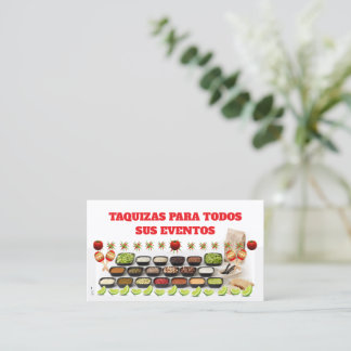 Taquizas Visitenkarte