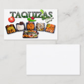Taquizas Visitenkarte (Vorne/Hinten)