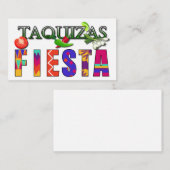 Taquizas Visitenkarte (Vorne/Hinten)