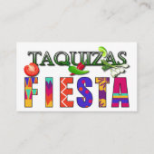 Taquizas Visitenkarte (Vorderseite)