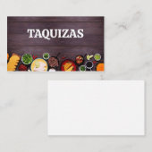 Taquizas Visitenkarte (Vorne/Hinten)