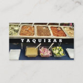 Taquizas Visitenkarte (Vorderseite)
