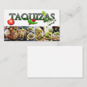 Taquizas Visitenkarte (Vorne/Hinten)