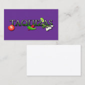 Taquizas Visitenkarte (Vorne/Hinten)