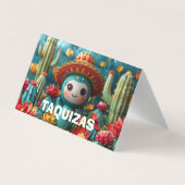Taquizas Visitenkarten (Rückseite)