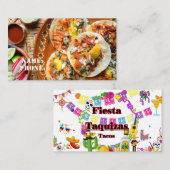 Taquizas Visitenkarten, Tacos Visitenkarten Visitenkarte (Vorne/Hinten)