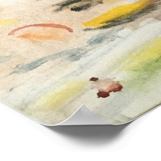 "Tar & Pop-Top auf Galveston Beach" Jeff Hankamer Poster (Ecke)