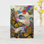 "Tara" Gruß-Karte Karte (Gelbe Blume)