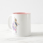 Tara: Ich kann fliegen Zweifarbige Tasse (Vorderseite Links)