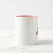 Tara: Ich kann fliegen Zweifarbige Tasse (Mittel)