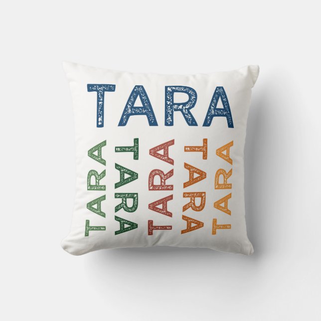 Tara Niedlich Colorful Kissen (Vorderseite)