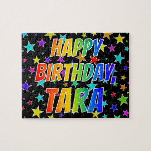 "TARA" Vorname, Spaß "GLÜCKLICHER BIRTHTAG" Puzzle