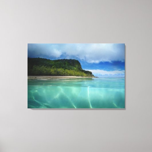 Tarague Beach Canvas Print Leinwanddruck (Vorderseite)