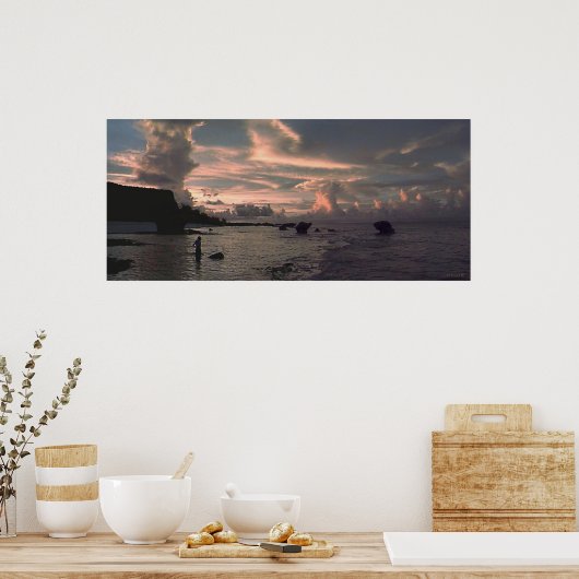 Tarague Sunset Poster (Küche)