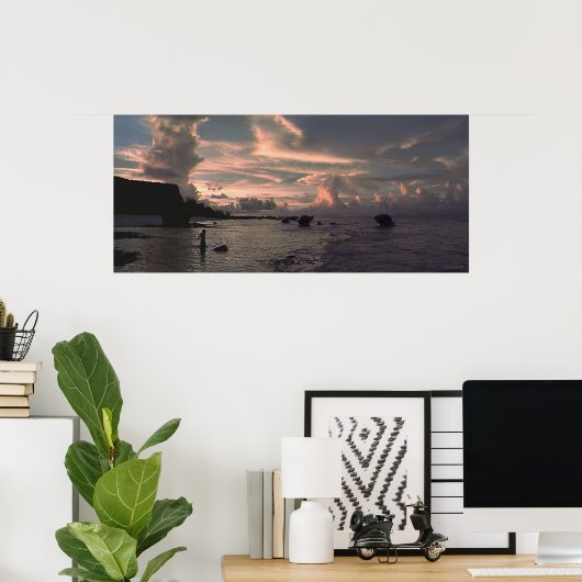 Tarague Sunset Poster (Heimbüro)