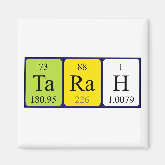 Tarah Periodenmagnet Magnet (Vorne)