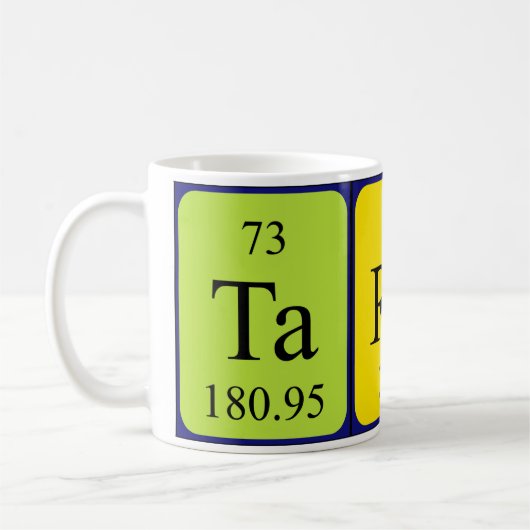 Tarah Periodenname Tasse (Links)