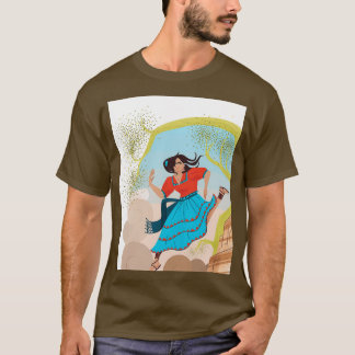 Tarahumara Indigenous Mexican Design Graphic T-Shirt