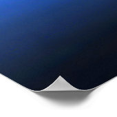 Taranaki Reflection Poster (Ecke)