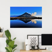 Taranaki Reflection Poster (Heimbüro)