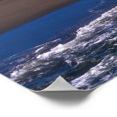Taranaki und Fitzroy Beach Poster (Ecke)