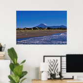 Taranaki und Fitzroy Beach Poster (Heimbüro)