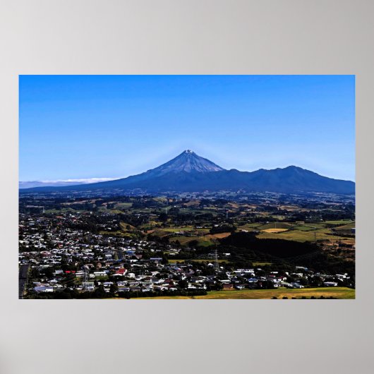 Taranaki und New Plymouth Poster (Vorne)
