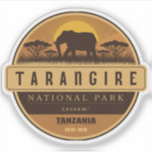 Tarangire National Park , Tanzania Aufkleber (Vorderseite)