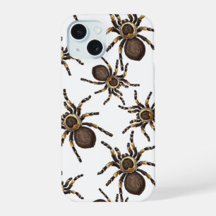 Tarantel auf weiß iPhone 15 hülle